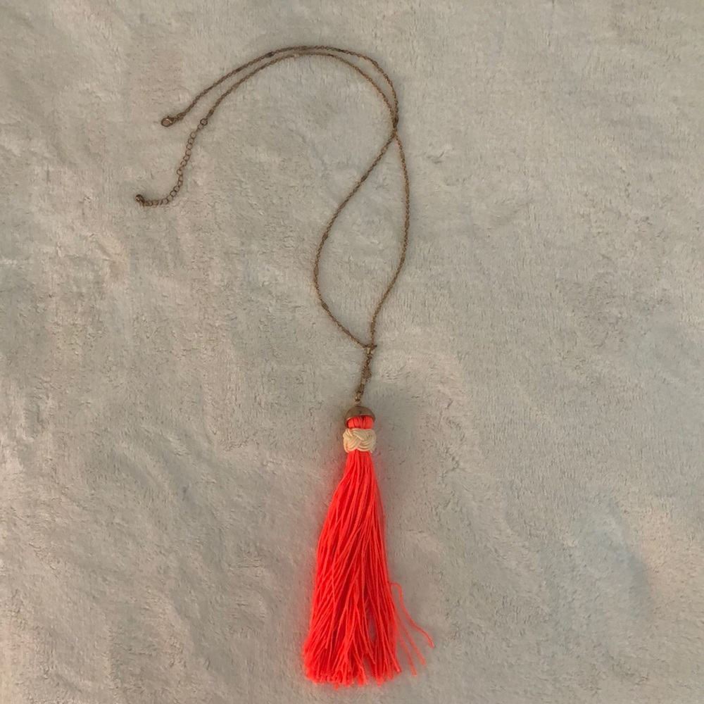 Tassel Statement Necklace.